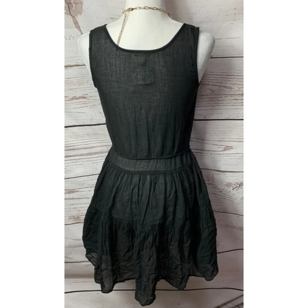NWT J.Crew Semi Sheer Henley Button Tank Dress